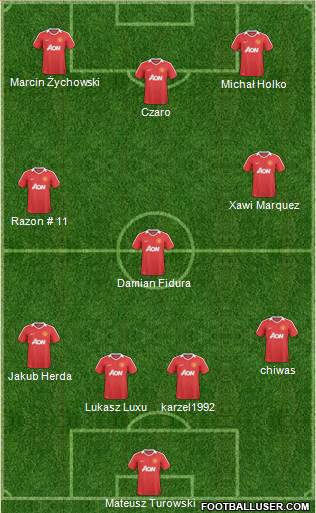 Manchester United Formation 2011