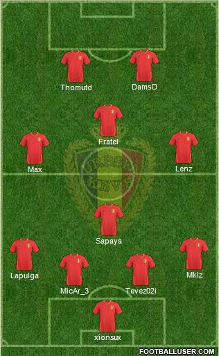 Belgium Formation 2011