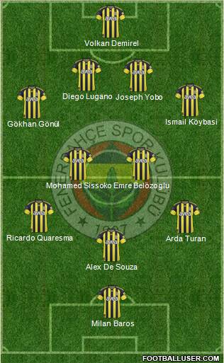 Fenerbahçe SK Formation 2011