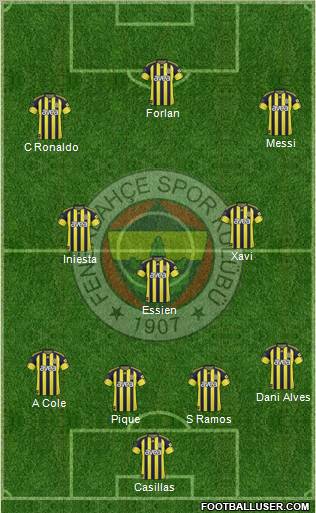 Fenerbahçe SK Formation 2011