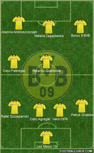 Borussia Dortmund Formation 2011
