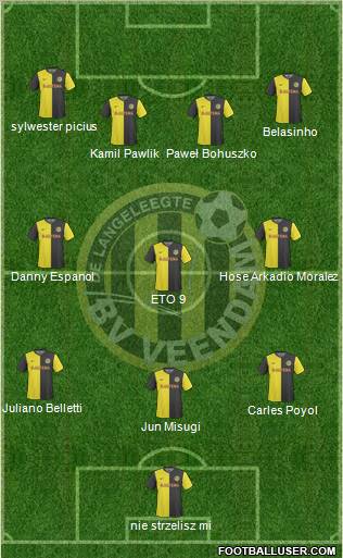 BV Veendam Formation 2011