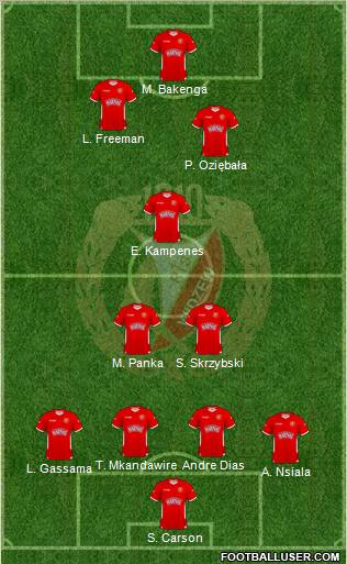 Widzew Lodz Formation 2011