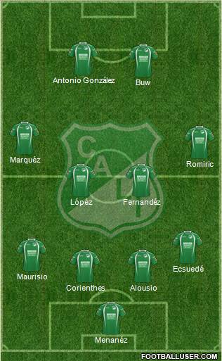 AC Deportivo Cali football formation