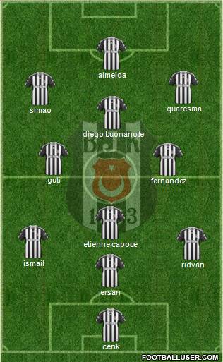Besiktas JK Formation 2011