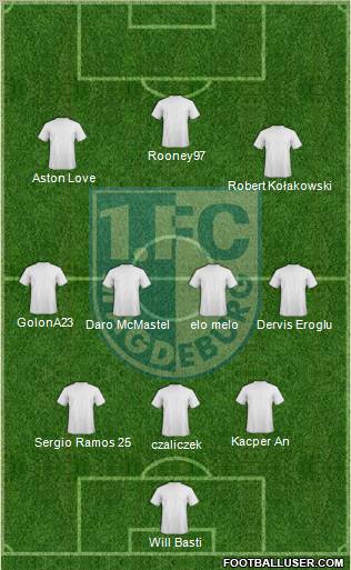 1.FC Magdeburg Formation 2011