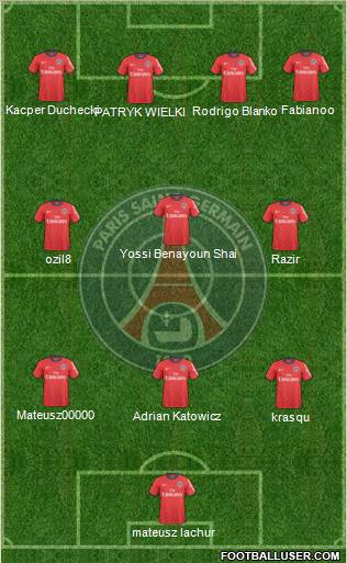 Paris Saint-Germain Formation 2011