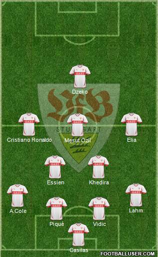VfB Stuttgart Formation 2011