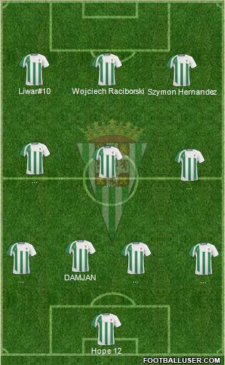 Córdoba C.F., S.A.D. Formation 2011