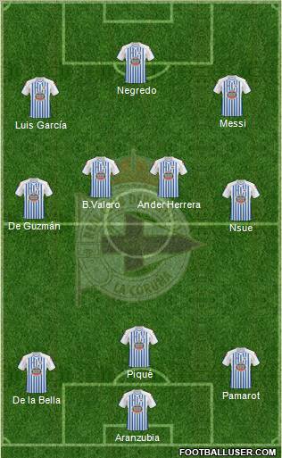 R.C. Deportivo de La Coruña S.A.D. Formation 2011