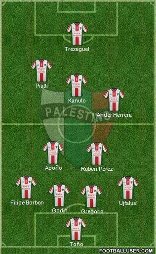 CD Palestino S.A.D.P. Formation 2011