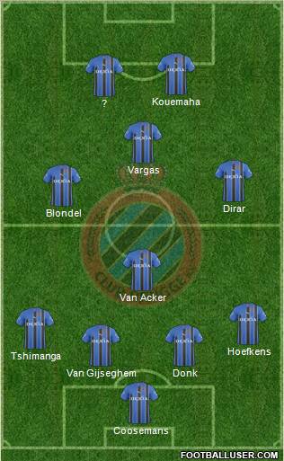 Club Brugge KV Formation 2011
