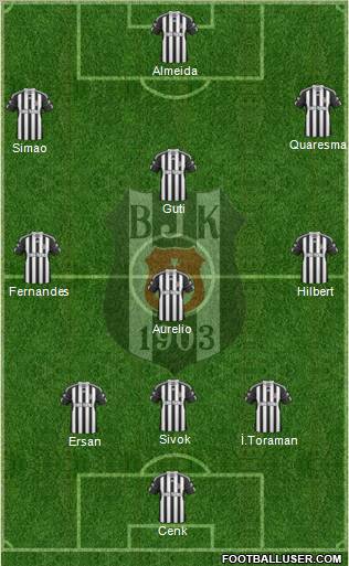 Besiktas JK Formation 2011