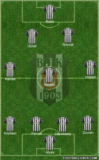Besiktas JK Formation 2011