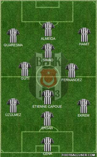 Besiktas JK Formation 2011
