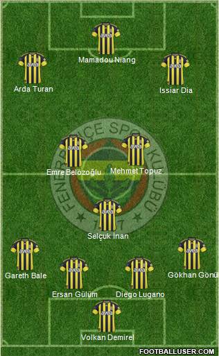 Fenerbahçe SK Formation 2011