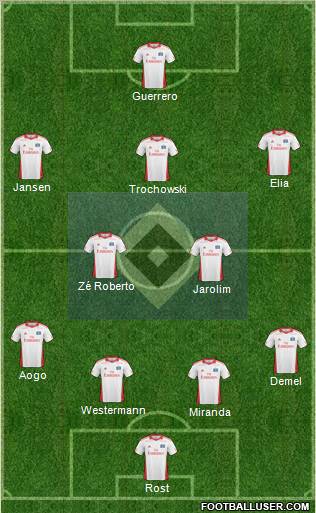Hamburger SV Formation 2011