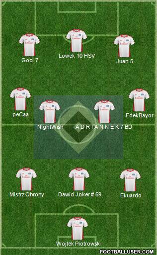 Hamburger SV Formation 2011