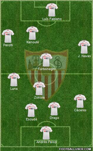 Sevilla F.C., S.A.D. Formation 2011