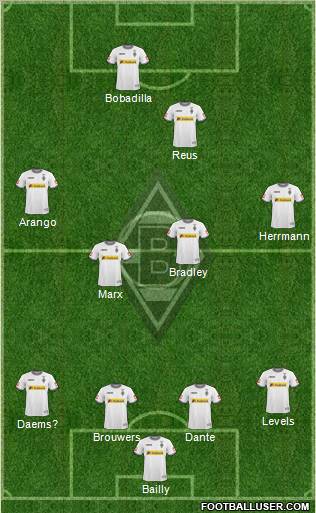 Borussia Mönchengladbach Formation 2011