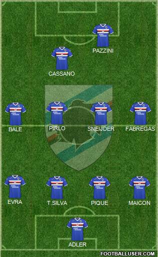 Sampdoria Formation 2011