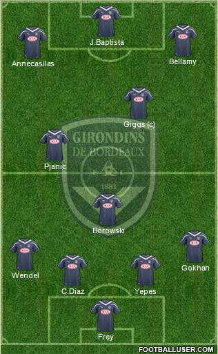 FC Girondins de Bordeaux Formation 2011