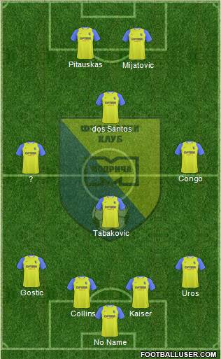 FK Modrica Maxima Formation 2011