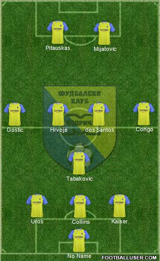 FK Modrica Maxima Formation 2011