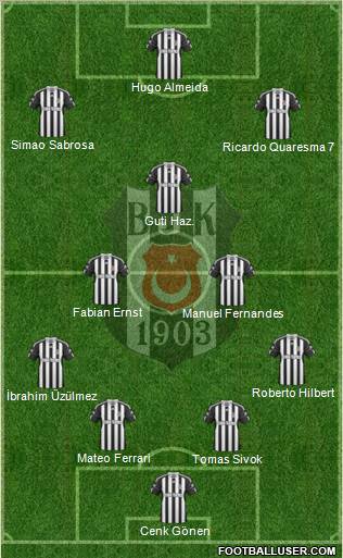Besiktas JK Formation 2011