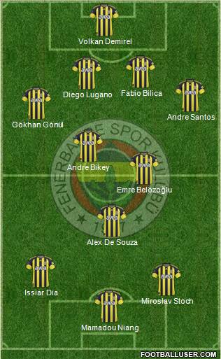 Fenerbahçe SK Formation 2011