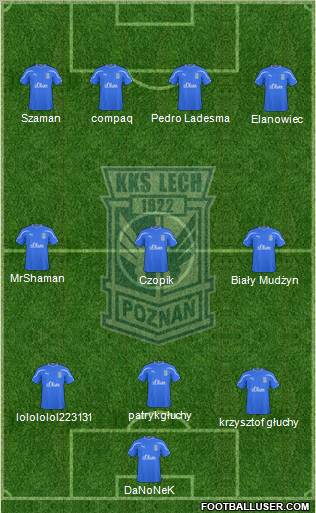 Lech Poznan Formation 2011
