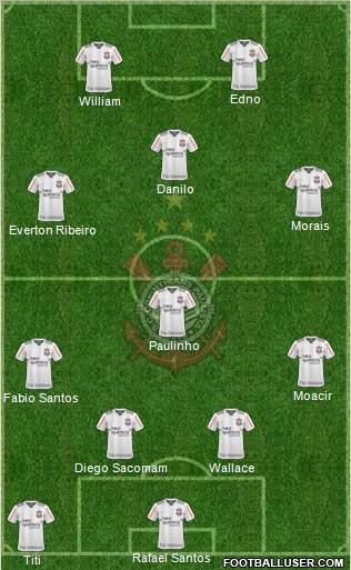 SC Corinthians Paulista Formation 2011