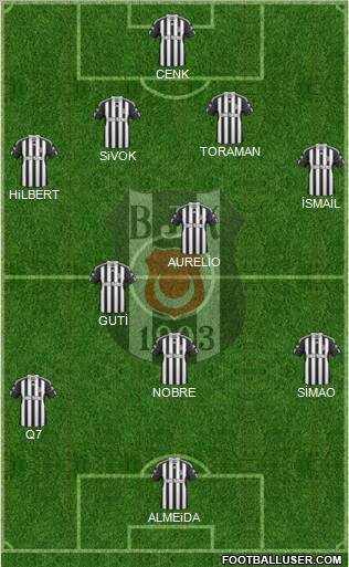 Besiktas JK Formation 2011