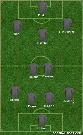 Pro Evolution Soccer Team Formation 2011