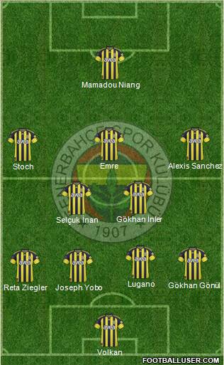Fenerbahçe SK Formation 2011