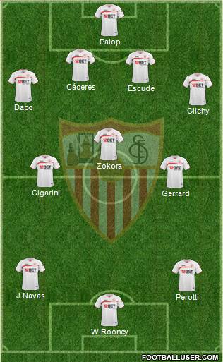 Sevilla F.C., S.A.D. Formation 2011