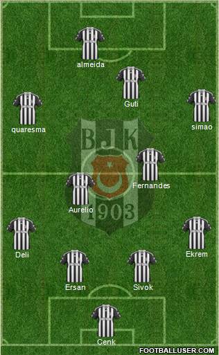 Besiktas JK Formation 2011