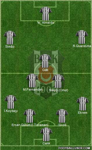 Besiktas JK Formation 2011