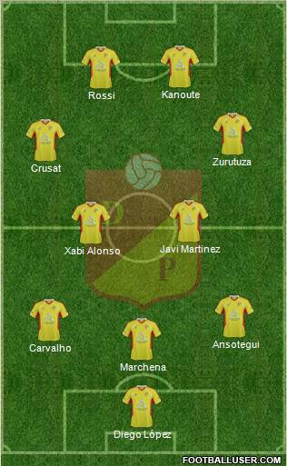 CS Deportivo Pereira Formation 2011
