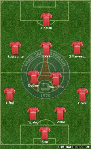 Paris Saint-Germain Formation 2011