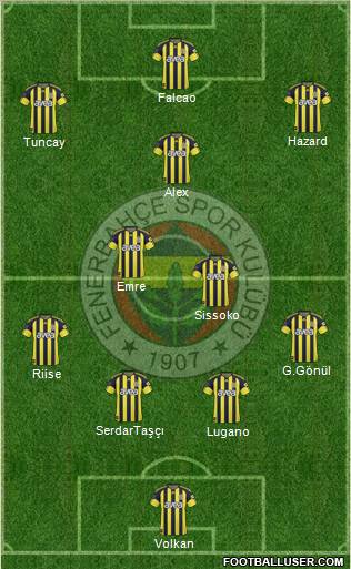 Fenerbahçe SK Formation 2011