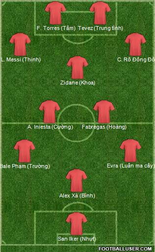 World Cup 2010 Team Formation 2011