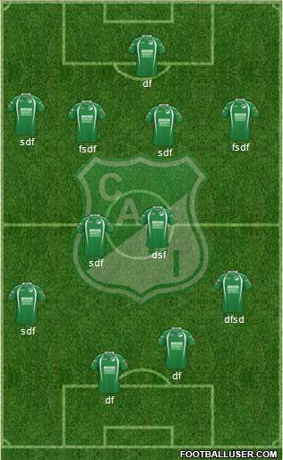 AC Deportivo Cali football formation