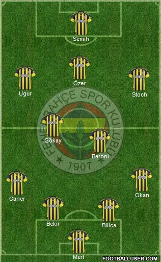 Fenerbahçe SK Formation 2011
