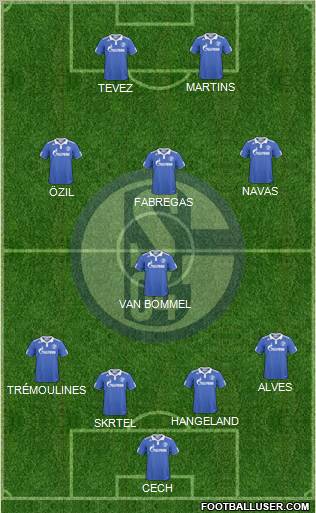 FC Schalke 04 Formation 2011