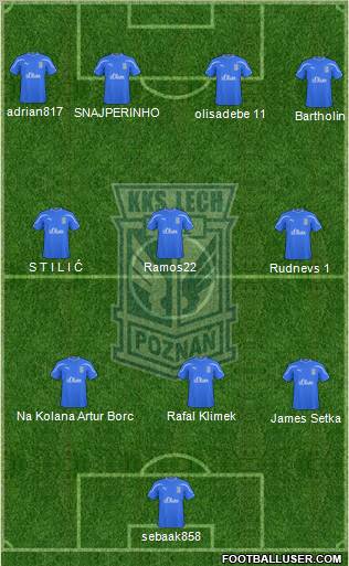 Lech Poznan Formation 2011
