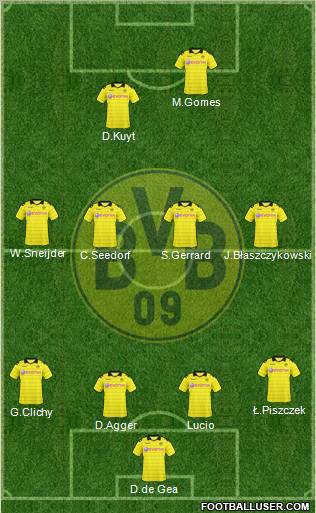 Borussia Dortmund Formation 2011