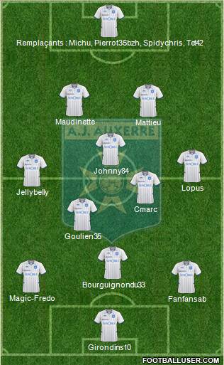 A.J. Auxerre Formation 2011