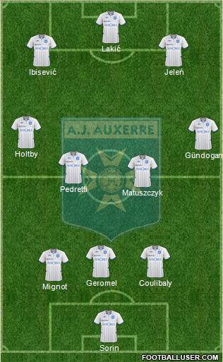 A.J. Auxerre Formation 2011