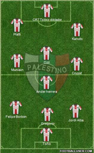 CD Palestino S.A.D.P. Formation 2011